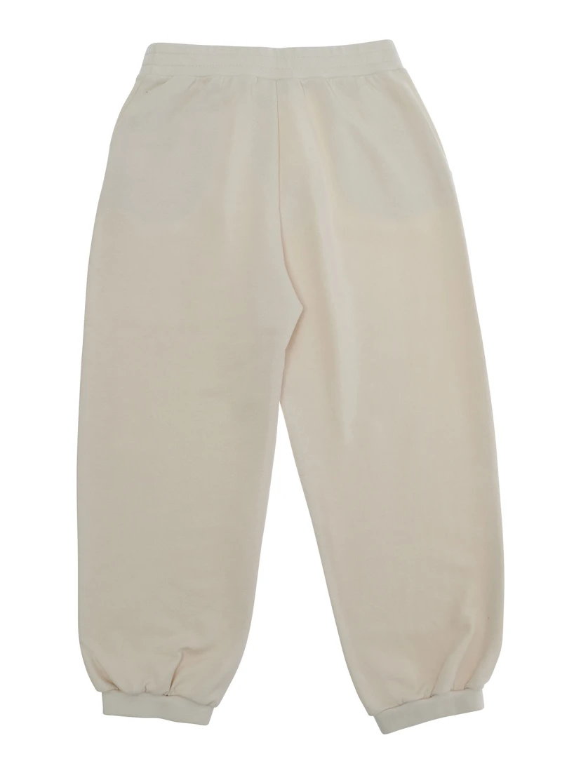 Gray Pants with FF Logo and Pockets in Cotton Boy