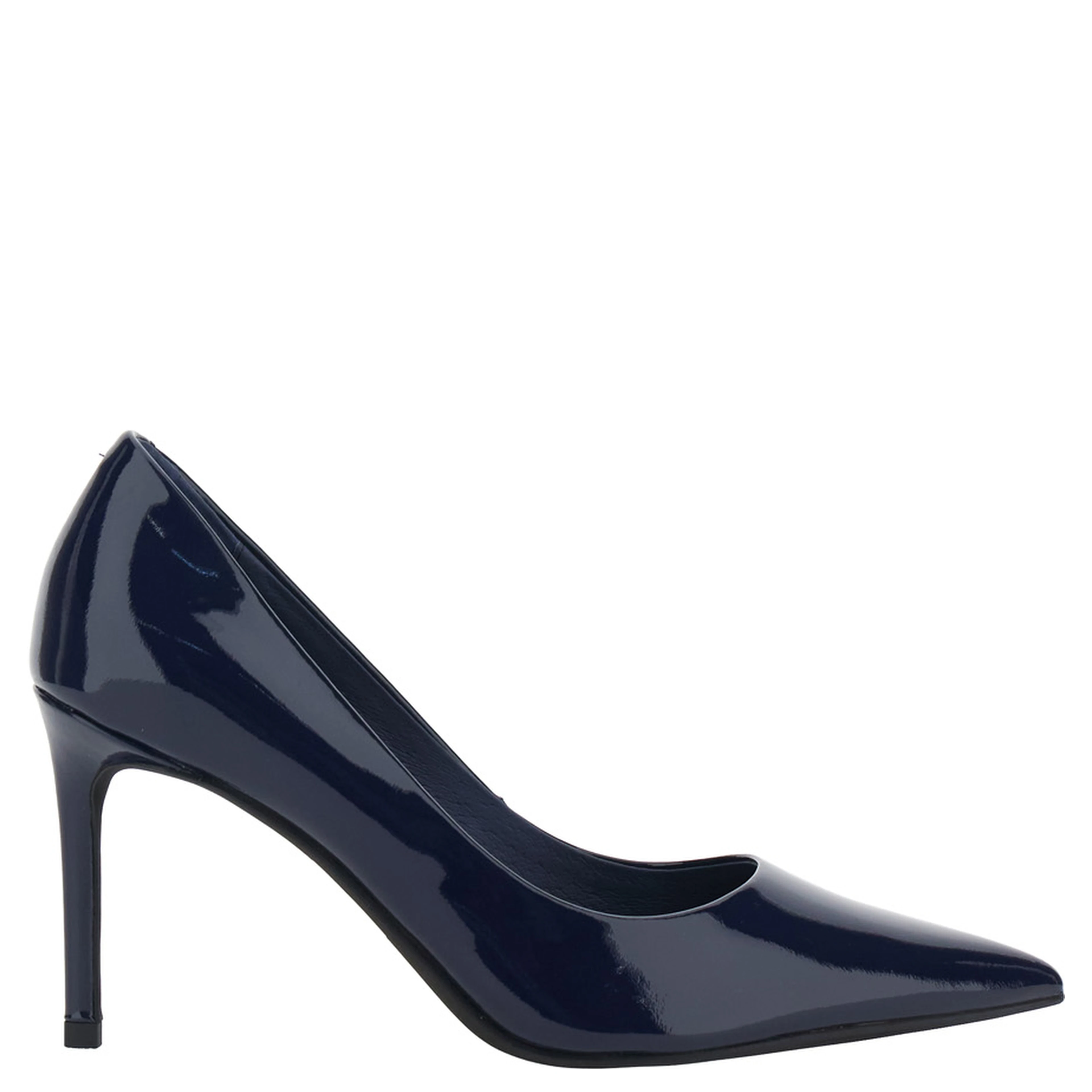 Pumps NIKIA 3 with high heel and pointed toe in Blue leather