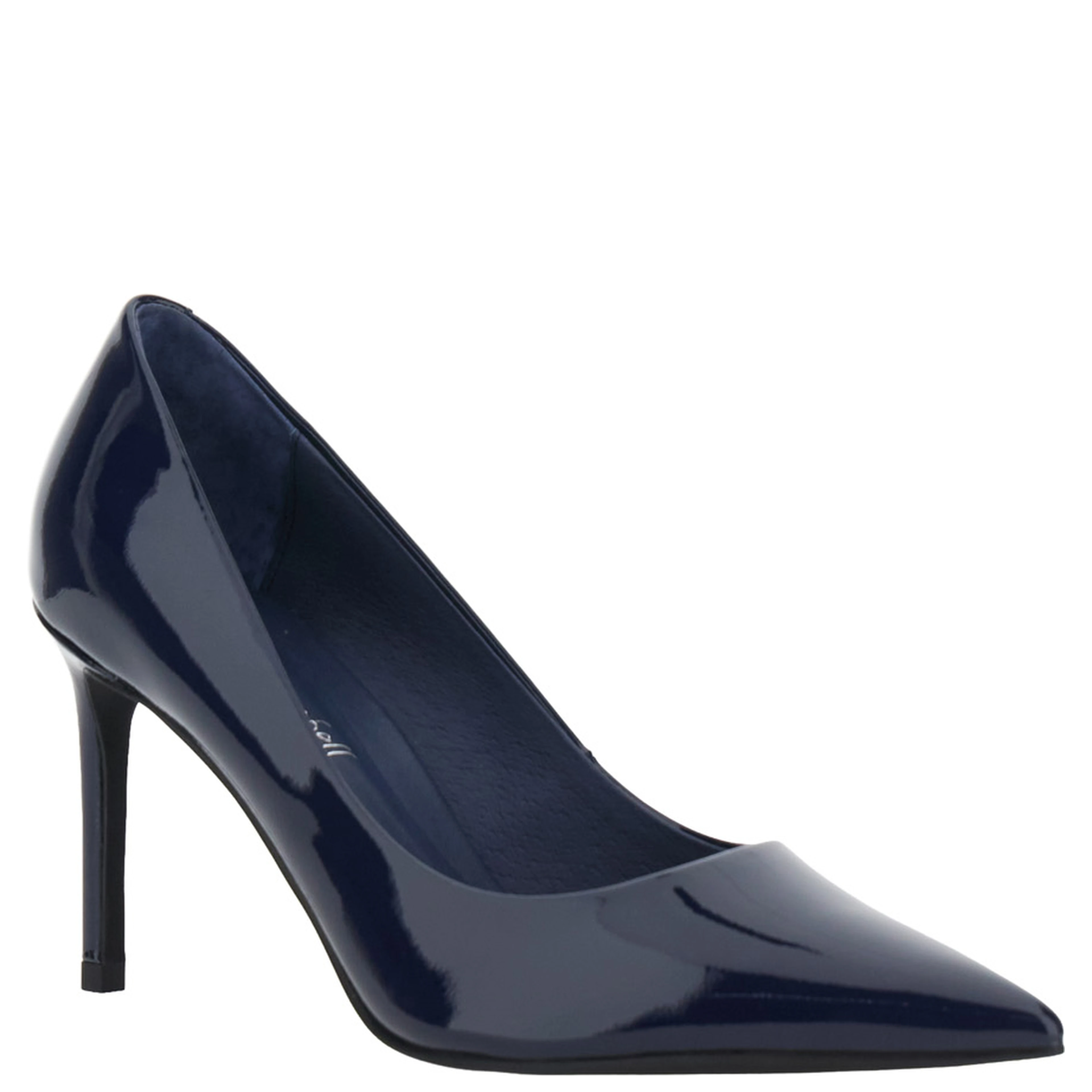 Pumps NIKIA 3 with high heel and pointed toe in Blue leather