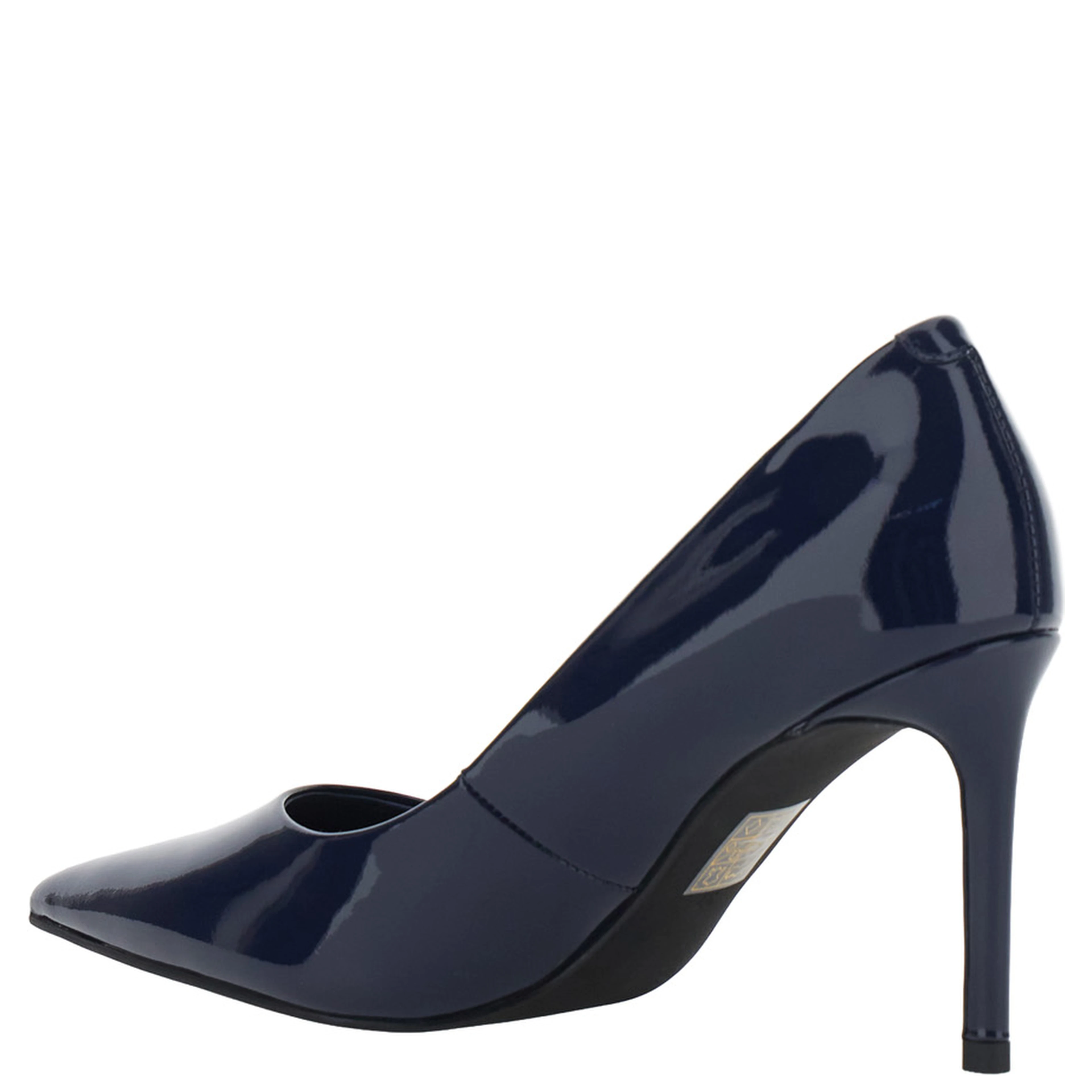 Pumps NIKIA 3 with high heel and pointed toe in Blue leather