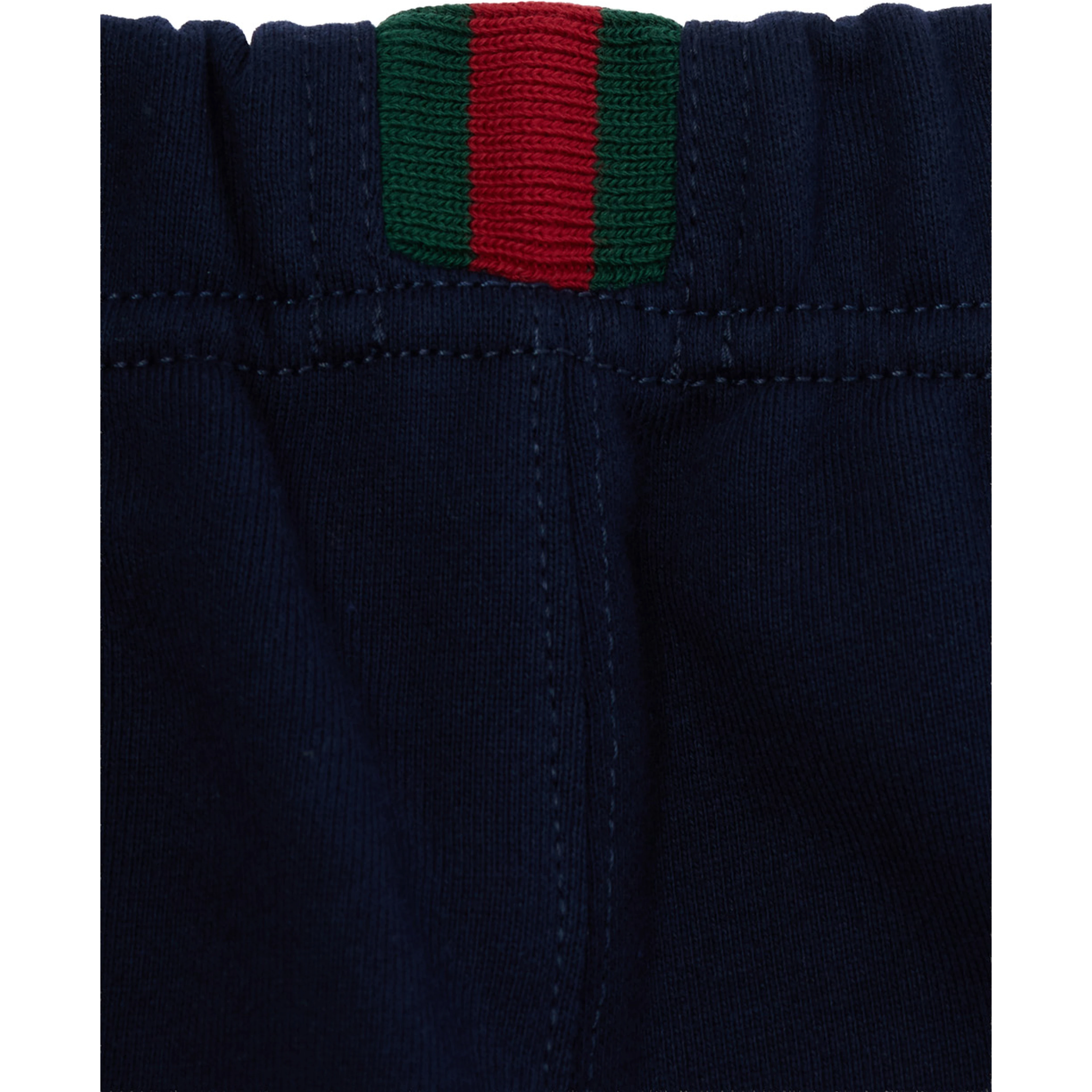Blue Pants with elasticated waist and Web detail in cotton Boy