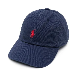 Baseball Cap "Embroidered Logo" Blue in Cotton Men