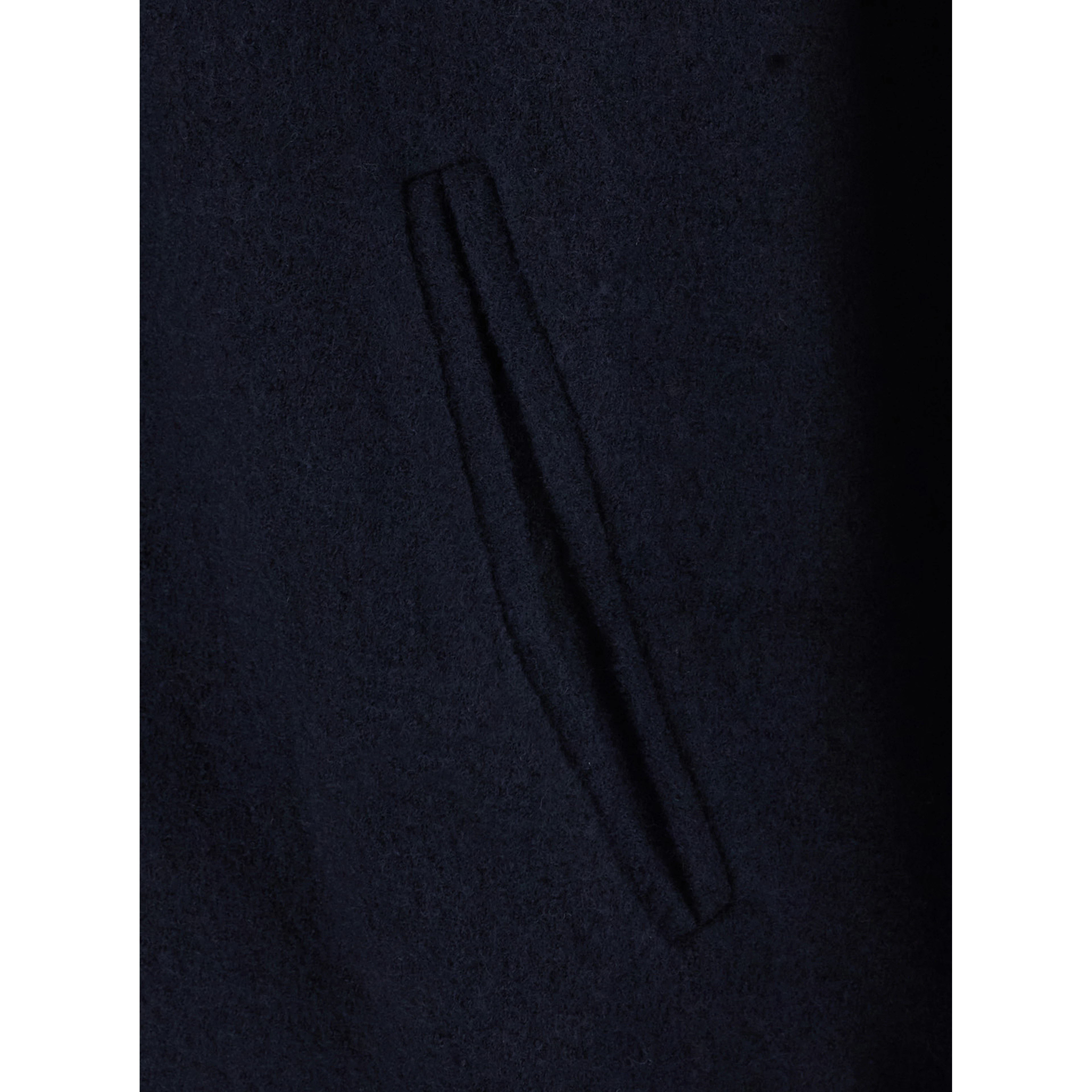 Blue High Neck Long Sleeve Sweater in Wool Men