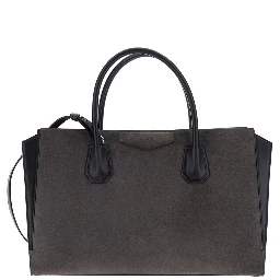 Handbag Antigona with Gray Leather Handles for Women