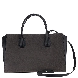 Handbag Antigona with Gray Leather Handles for Women