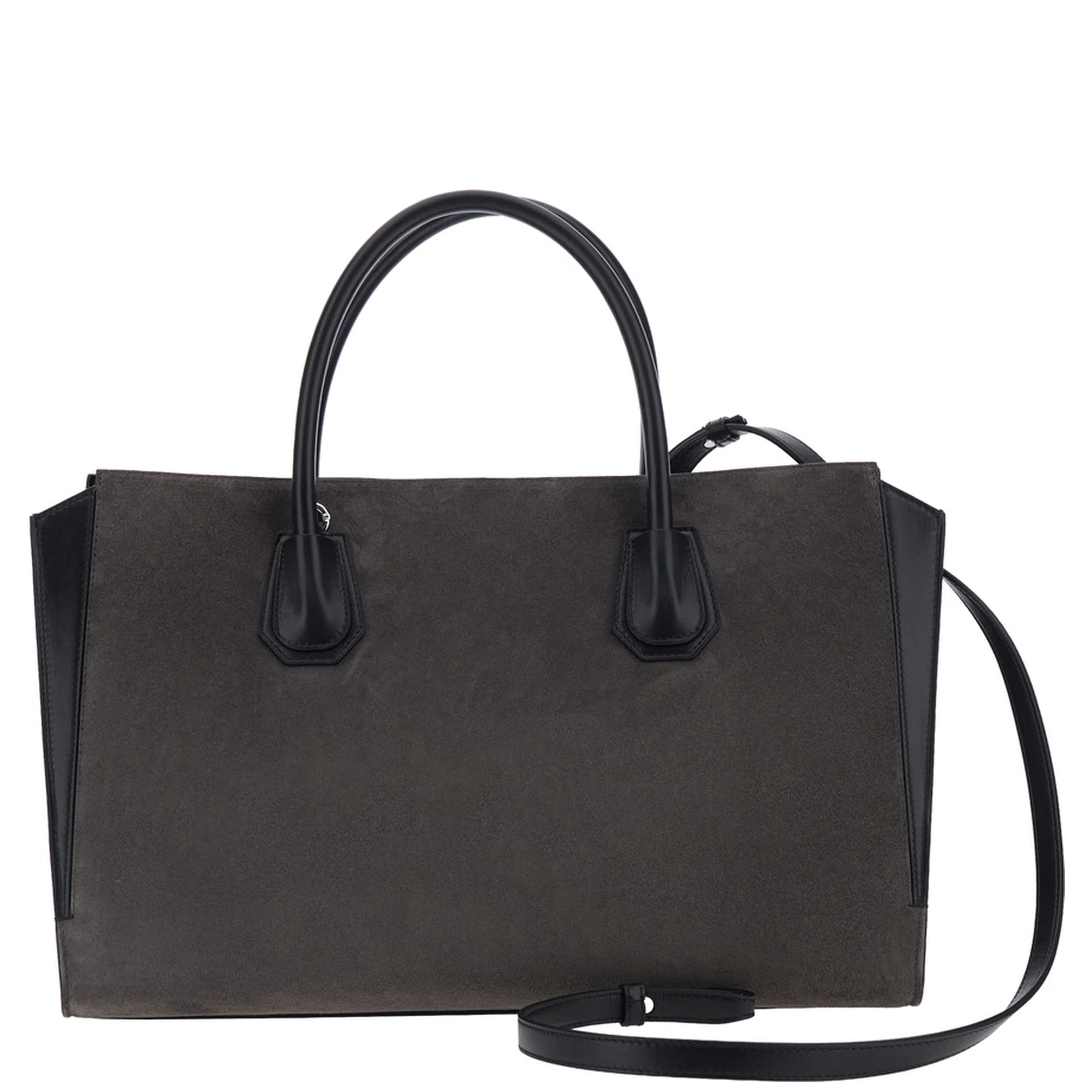 Handbag Antigona with Gray Leather Handles for Women