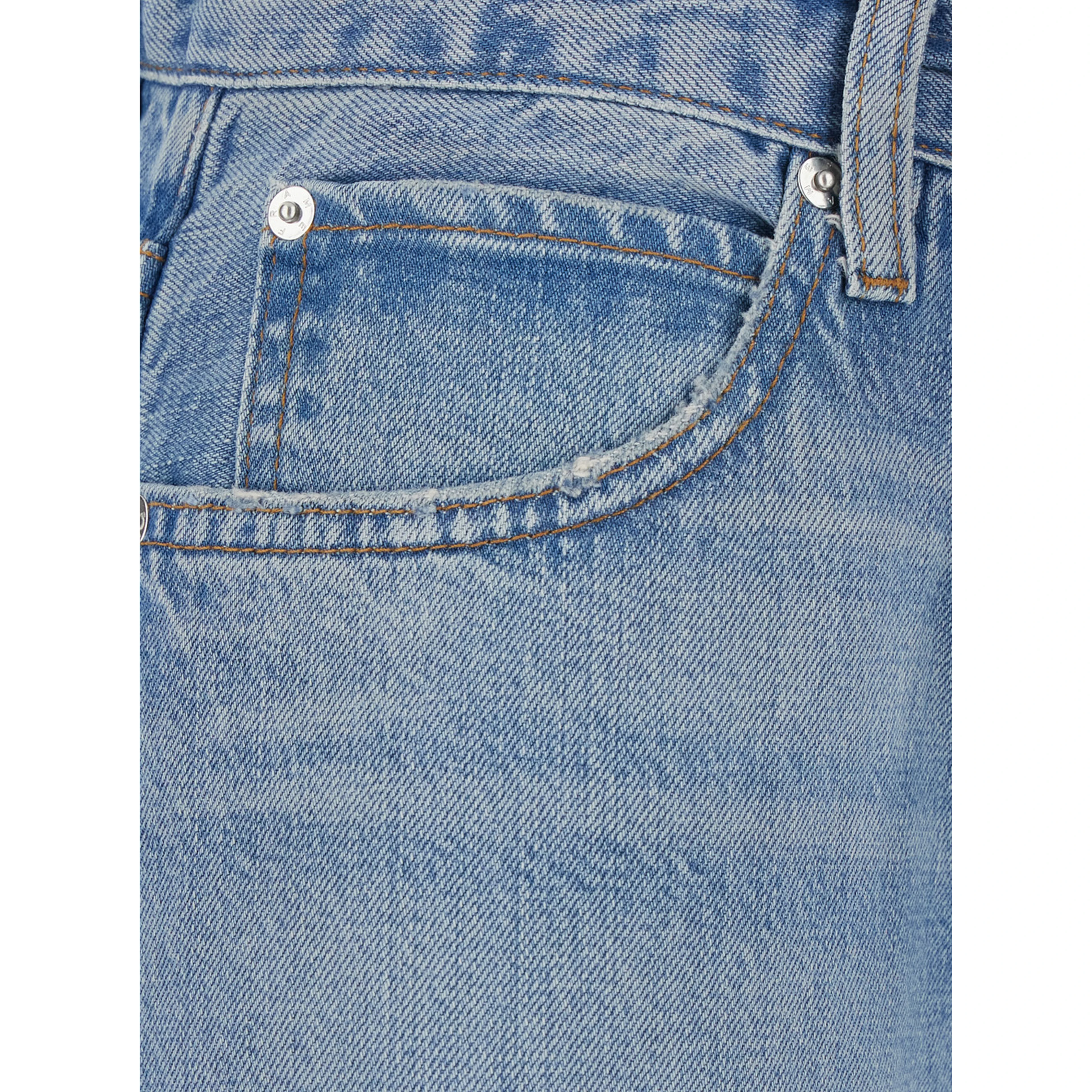 The Off-Duty Drawstring Bow Blue Jeans with Drawstring Waist and Wide Leg in Denim for Women