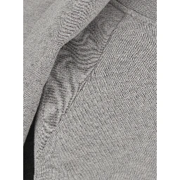 HADRINE SWEATER (Sweatshirt with round neck and long sleeves) in gray tech fabric unisex