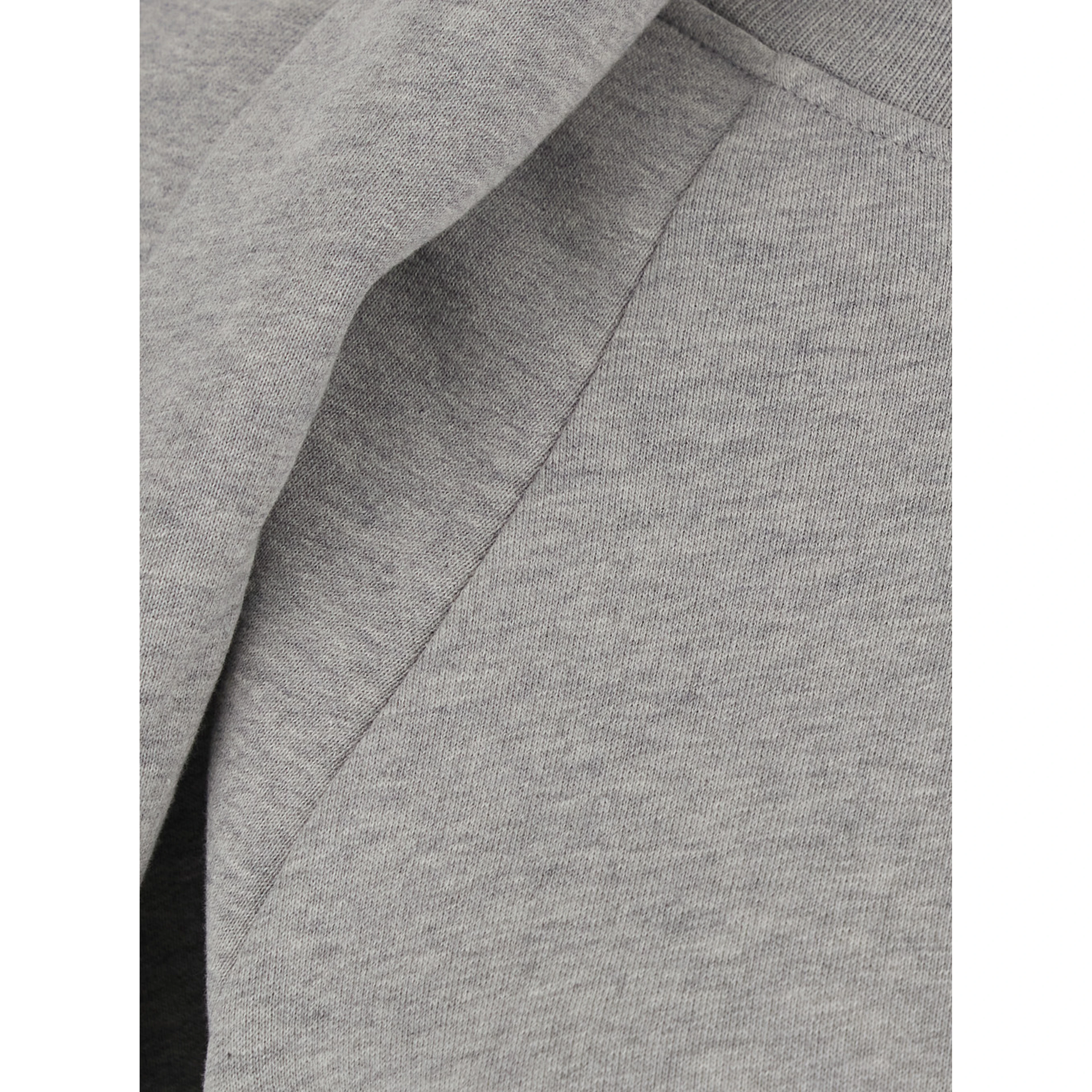 HADRINE SWEATER (Sweatshirt with round neck and long sleeves) in gray tech fabric unisex