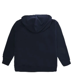 Hoodie JOURNEY UNISEX OVER HOODIE with embroidered logo in blue cotton unisex