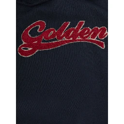 Hoodie JOURNEY UNISEX OVER HOODIE with embroidered logo in blue cotton unisex
