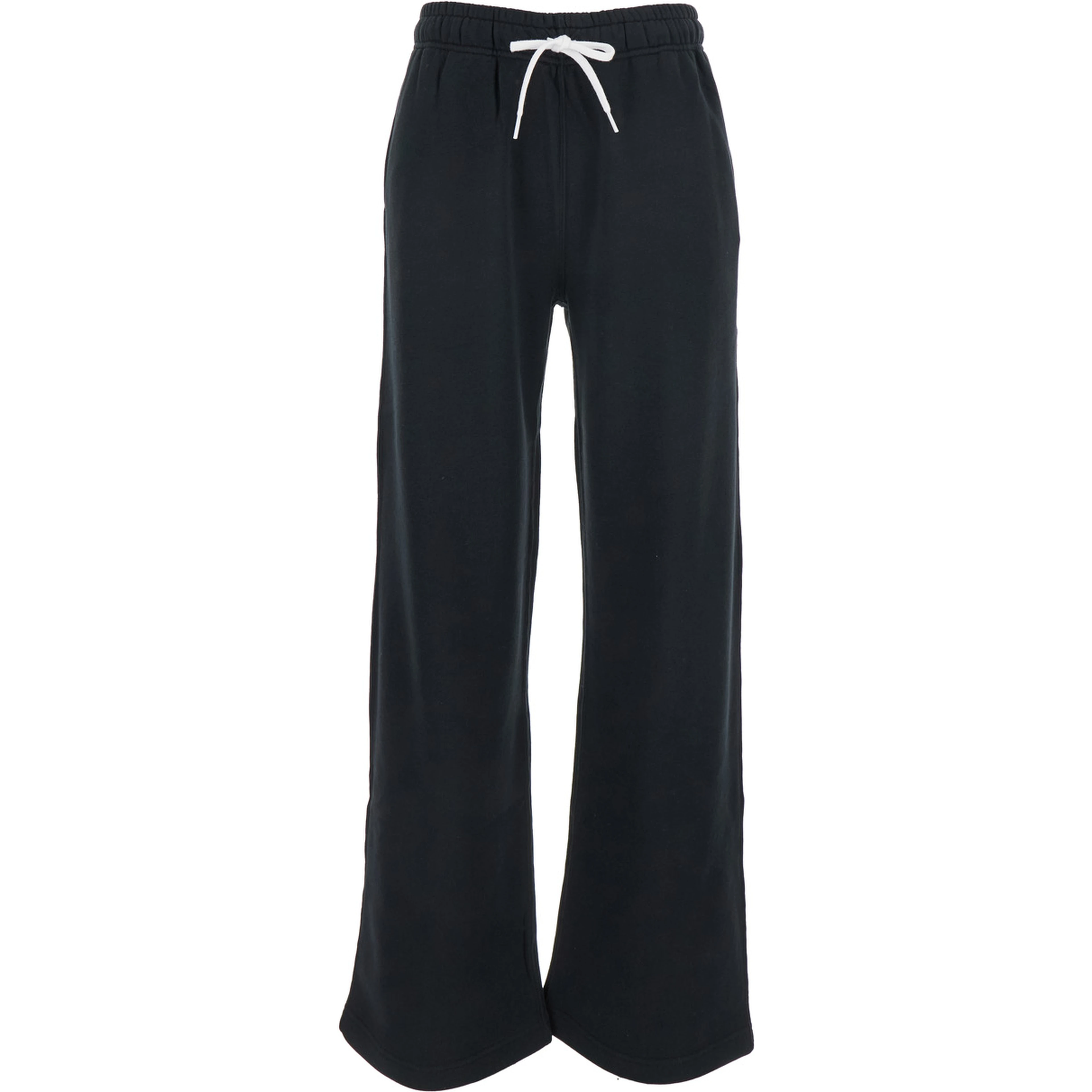 black Pants with elasticated waist and drawstring in Blend women