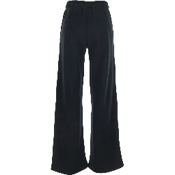 black Pants with elasticated waist and drawstring in Blend women