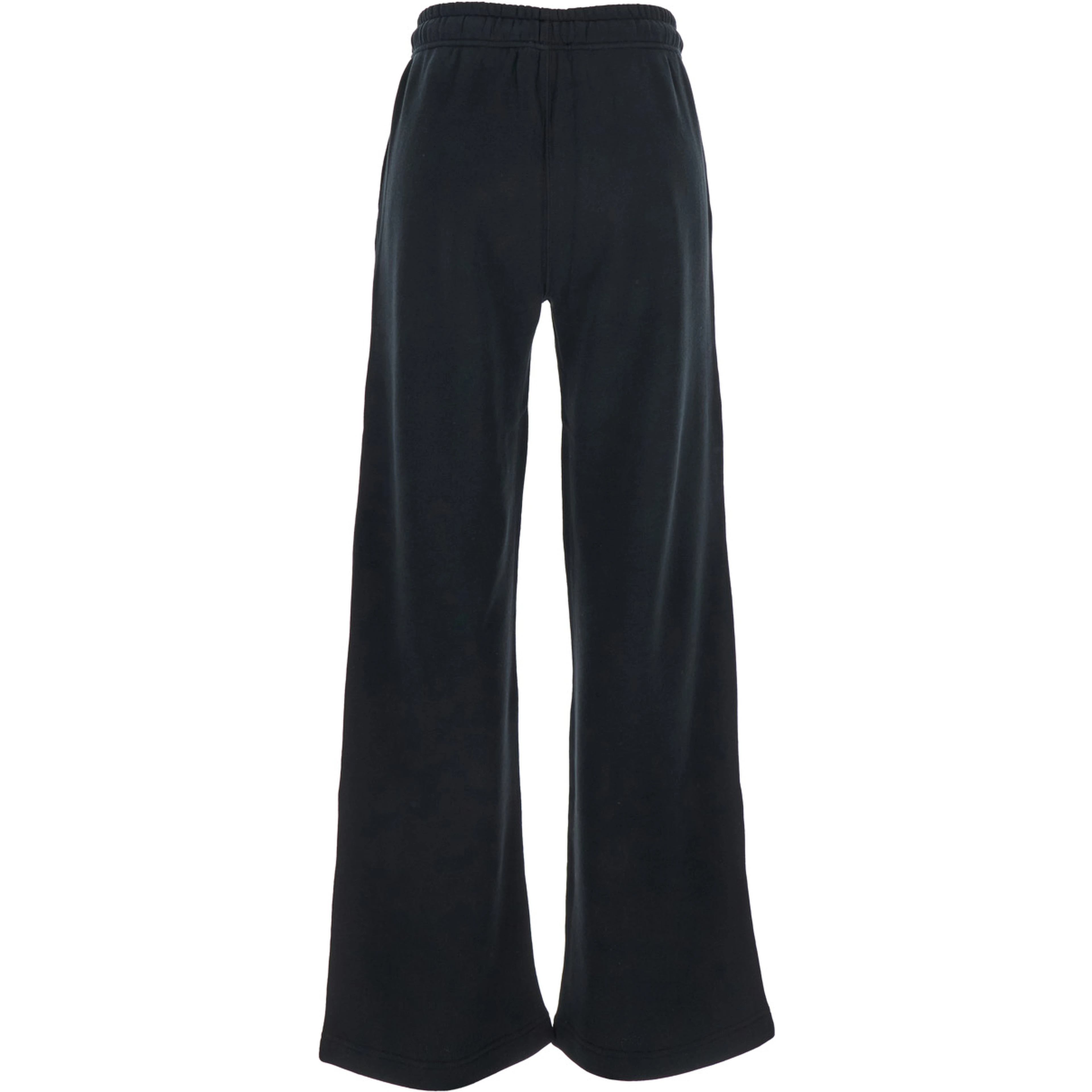 black Pants with elasticated waist and drawstring in Blend women