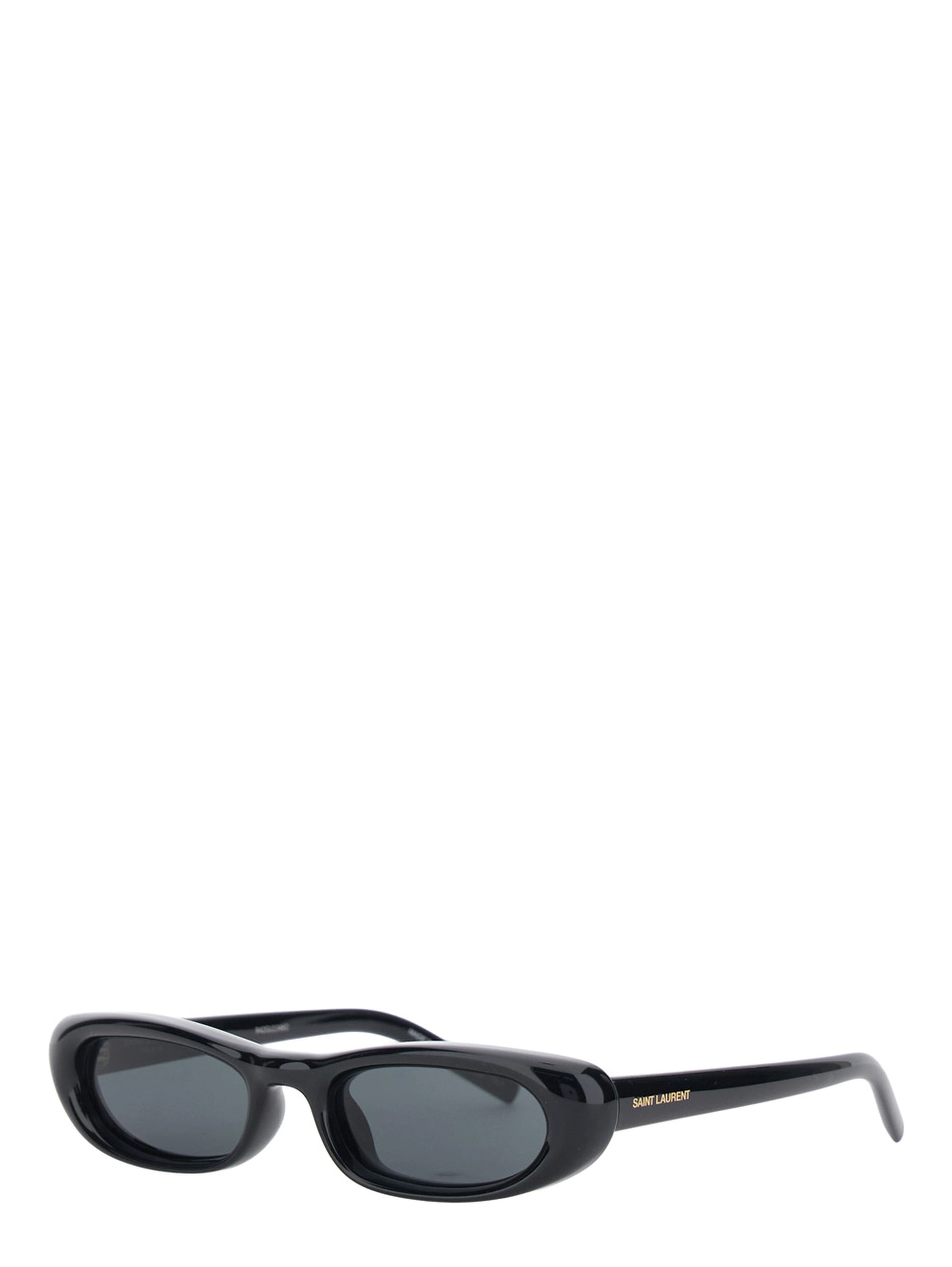 557 Black Sunglasses with cat-eye design and Logo lettering on the temples in acetate for women