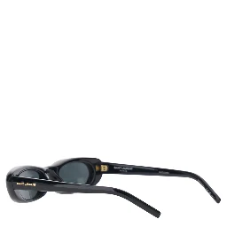 557 Black Sunglasses with cat-eye design and Logo lettering on the temples in acetate for women
