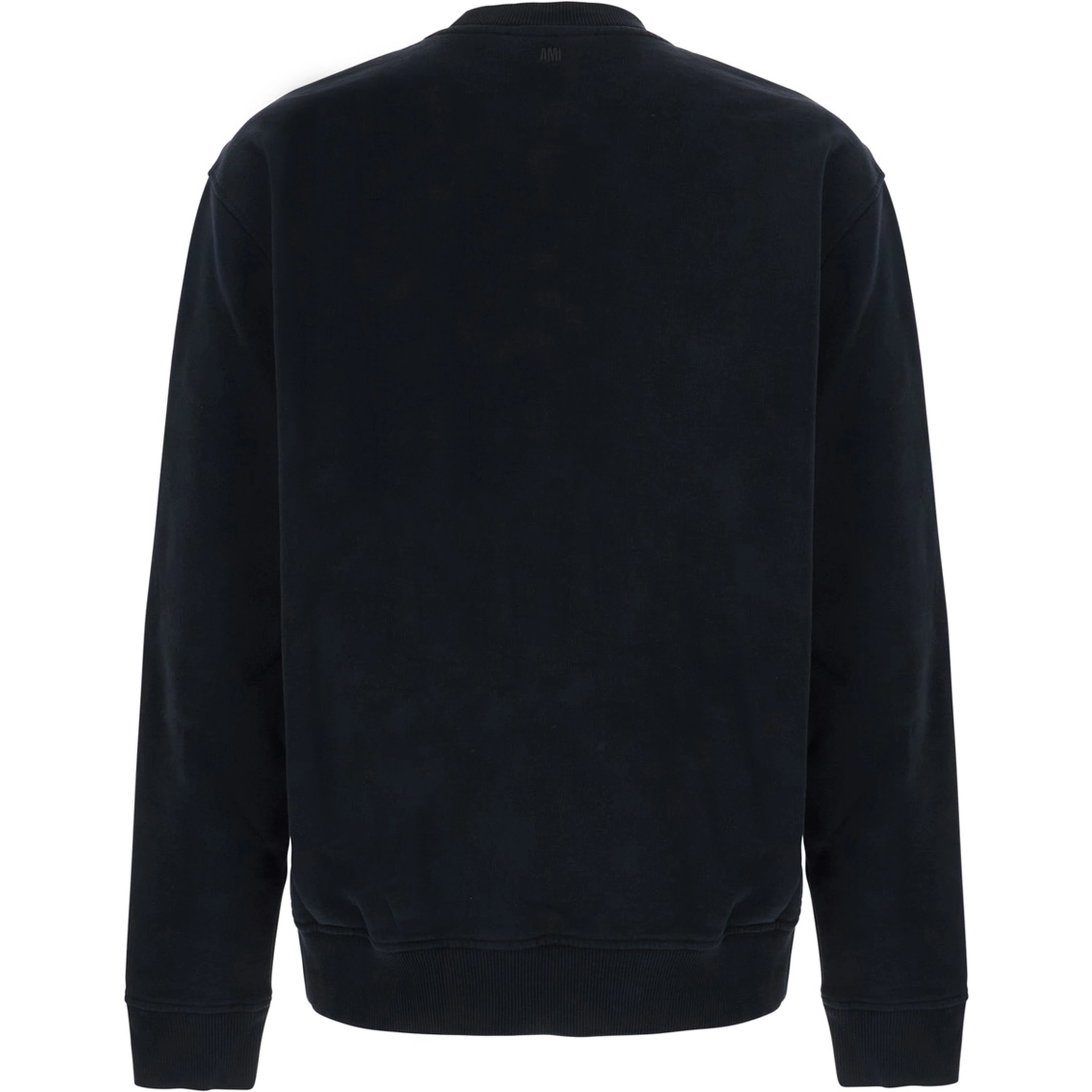 Blue Sweatshirt with AMI de Coeur Logo on the Front in cotton for Men