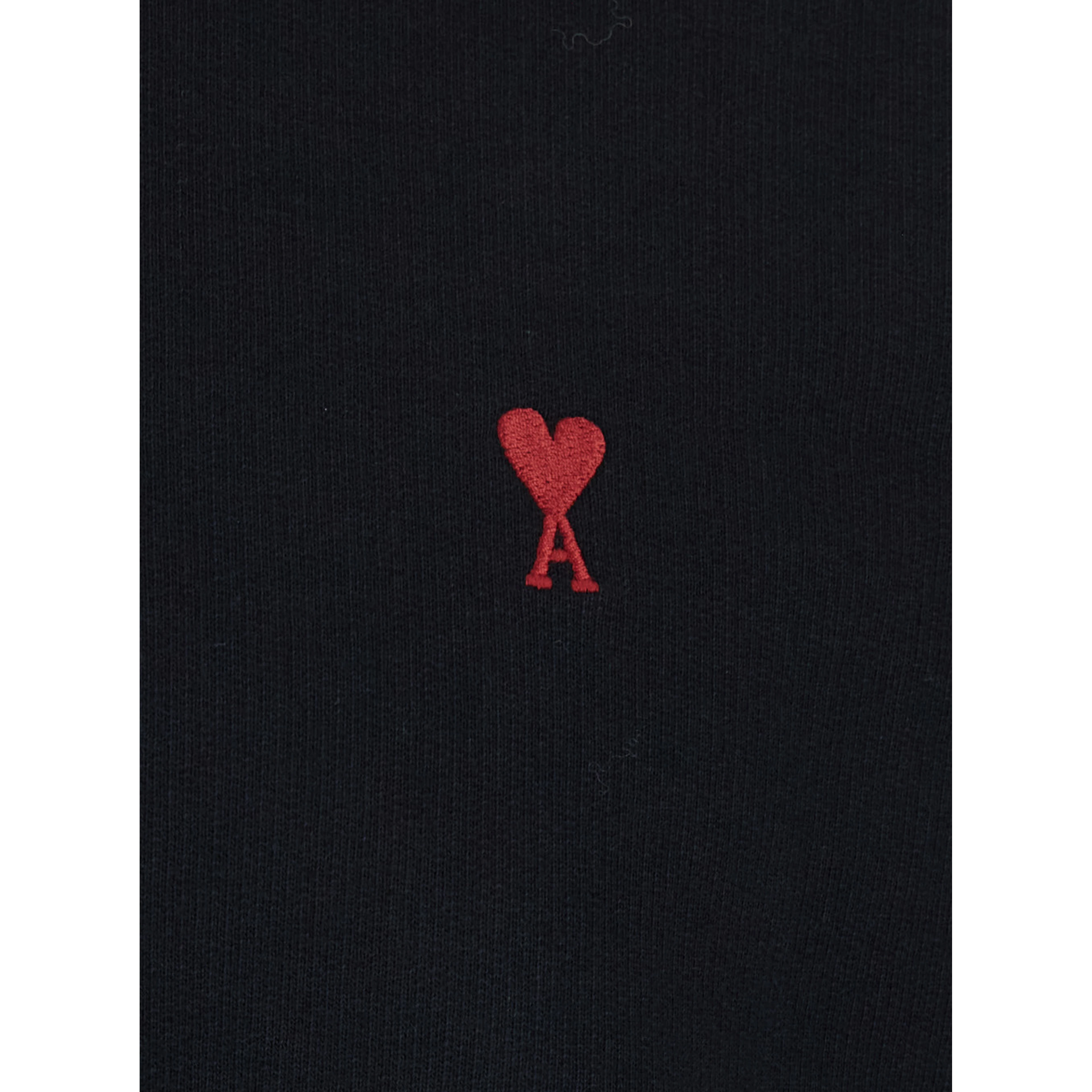 Blue Sweatshirt with AMI de Coeur Logo on the Front in cotton for Men