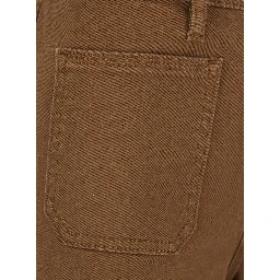 Le Slim Palazzo Brown jeans with Wide Leg in Denim for Women