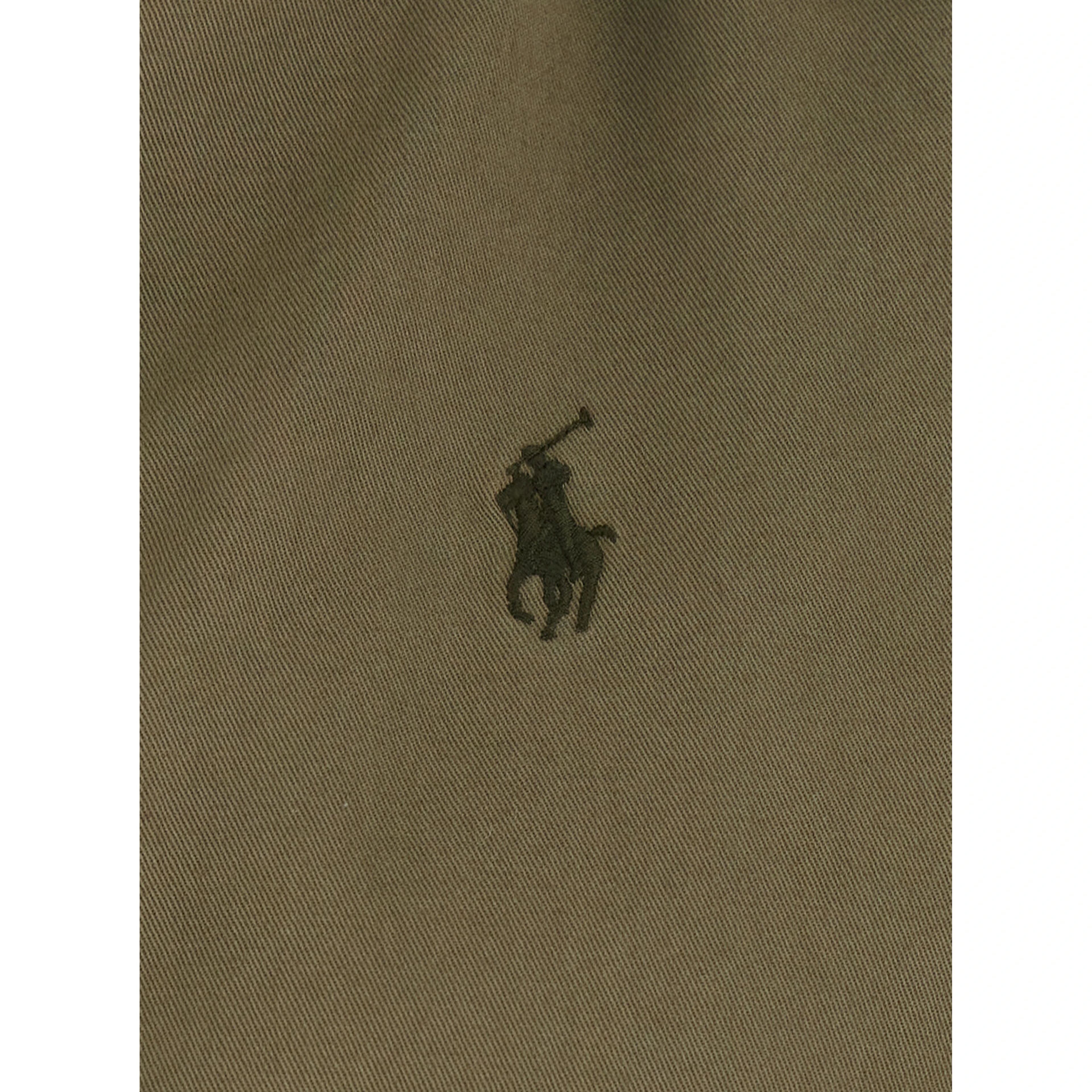Green Jacket with hood with Fur and Pony Logo on the Front in Cotton for Women