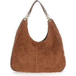 Tote bag ELLIE LARGE with handles and logo Brown Woman