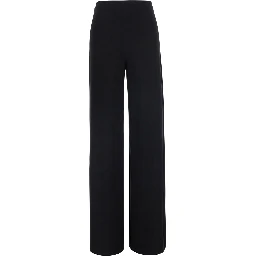 BIAS Black Pants with elasticated waist in Tech Fabric women