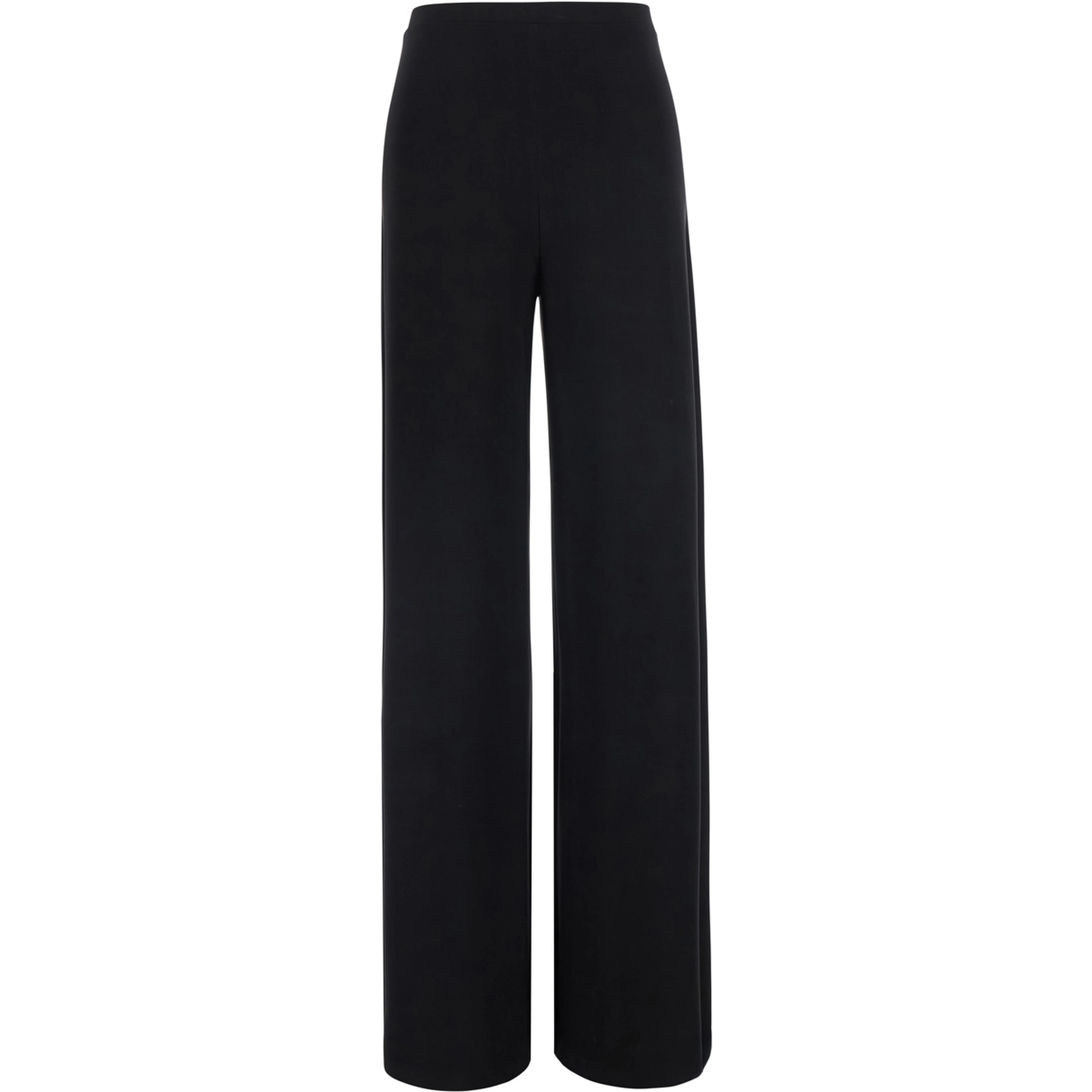 BIAS Black Pants with elasticated waist in Tech Fabric women