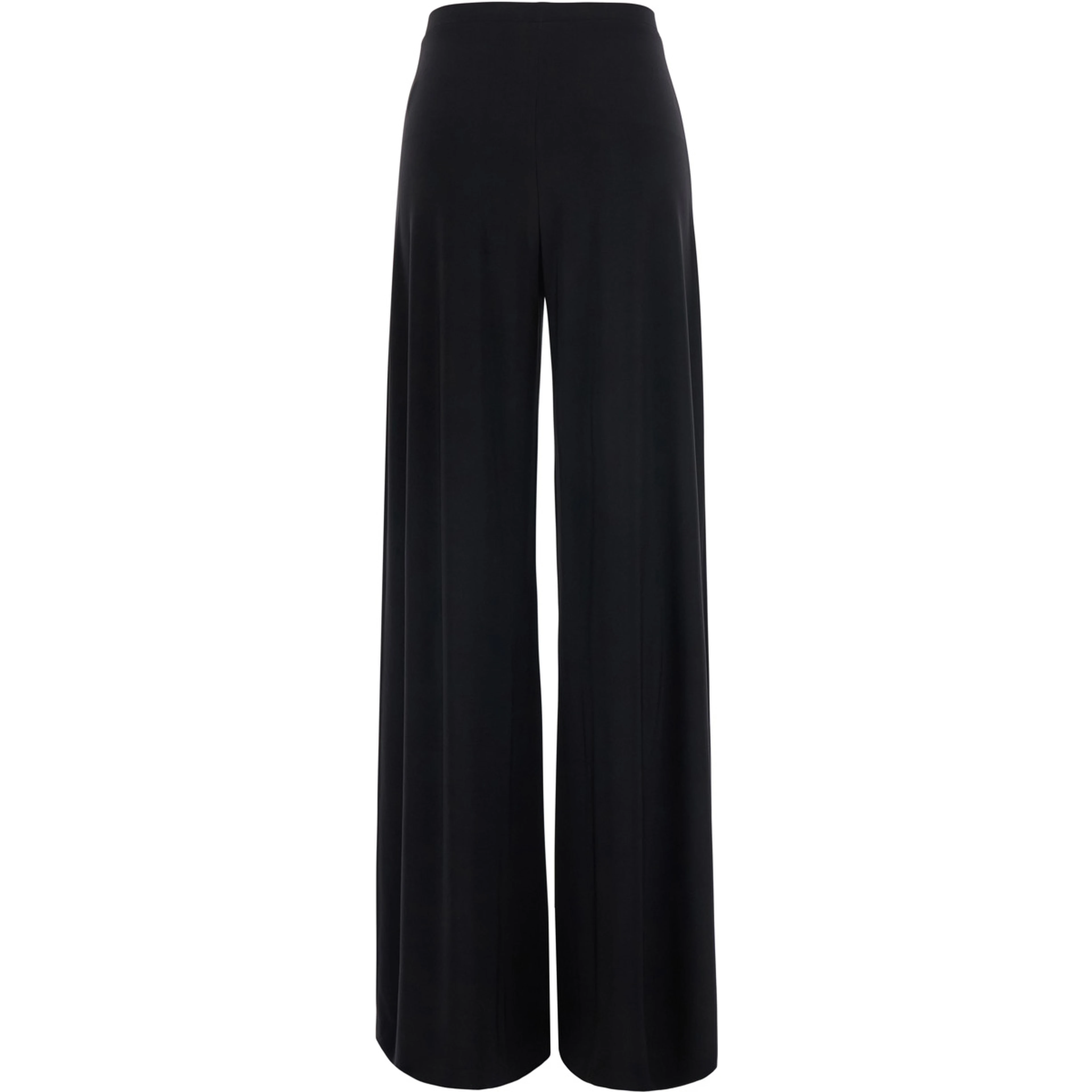 BIAS Black Pants with elasticated waist in Tech Fabric women
