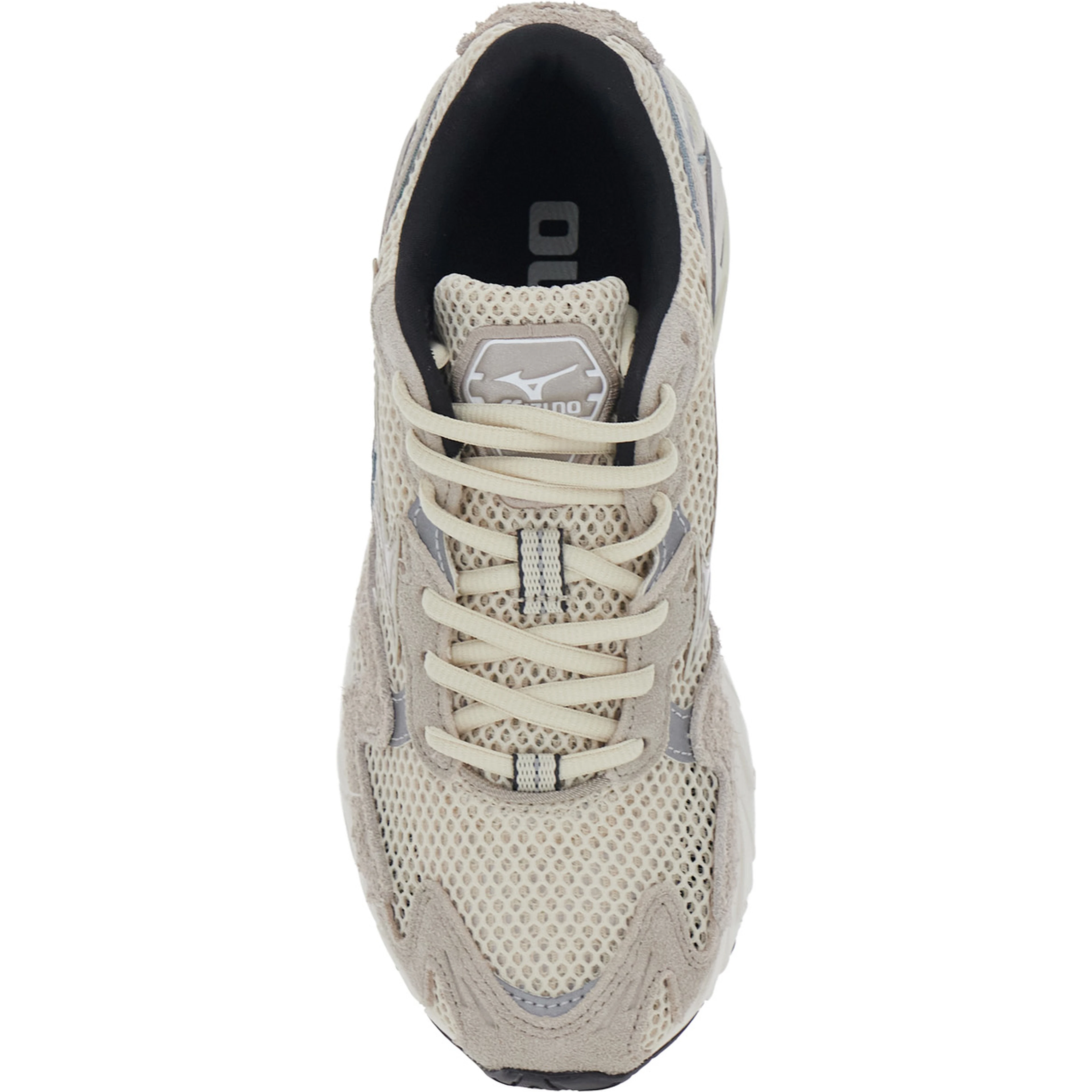 WAVE RIDER 10 Shoes with cushioning sole and Tech Fabric upper, Beige, unisex