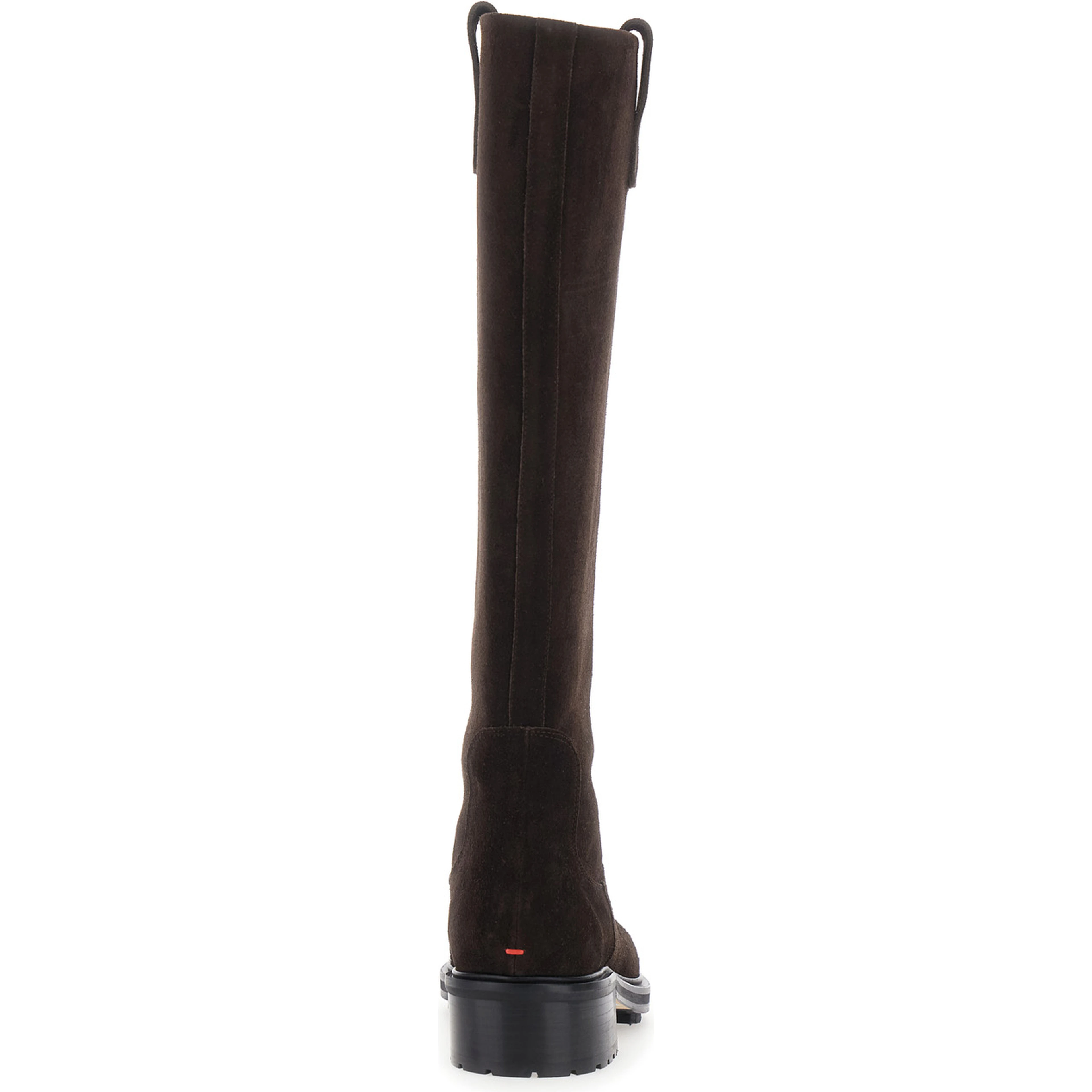Henry Brown Boots with Low Heel in Suede for Women