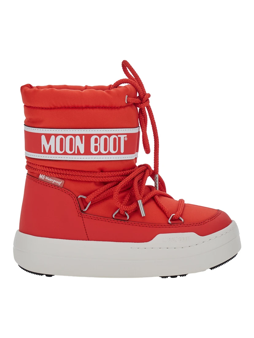 JR PARK BOOT with non-slip sole and Tech Fabric lining red Boy