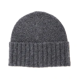 Cashmere Beanie with Gray and Unisex
