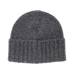 Cashmere Beanie with Gray and Unisex