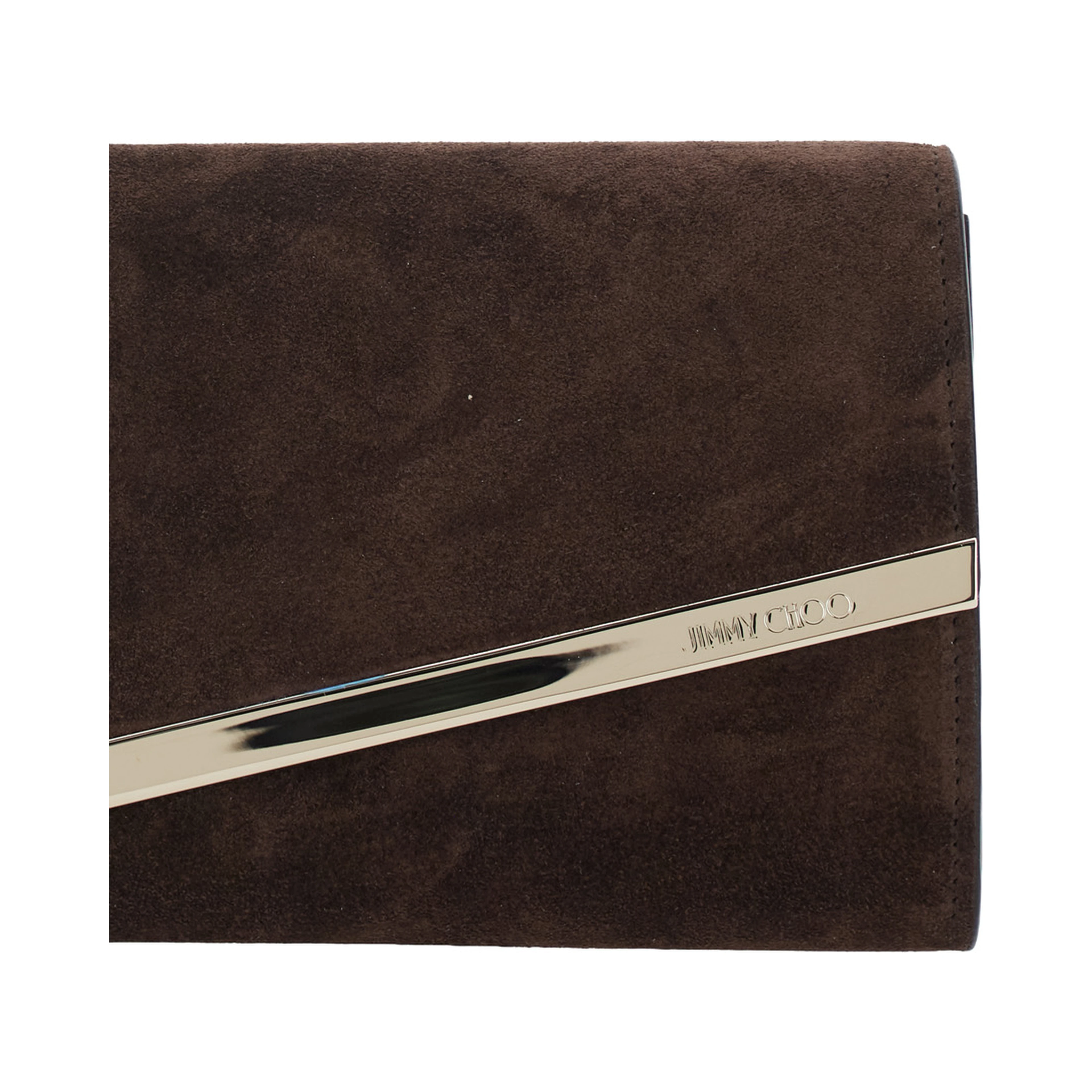 EMMIE SUEDE with brass details and brown color for women