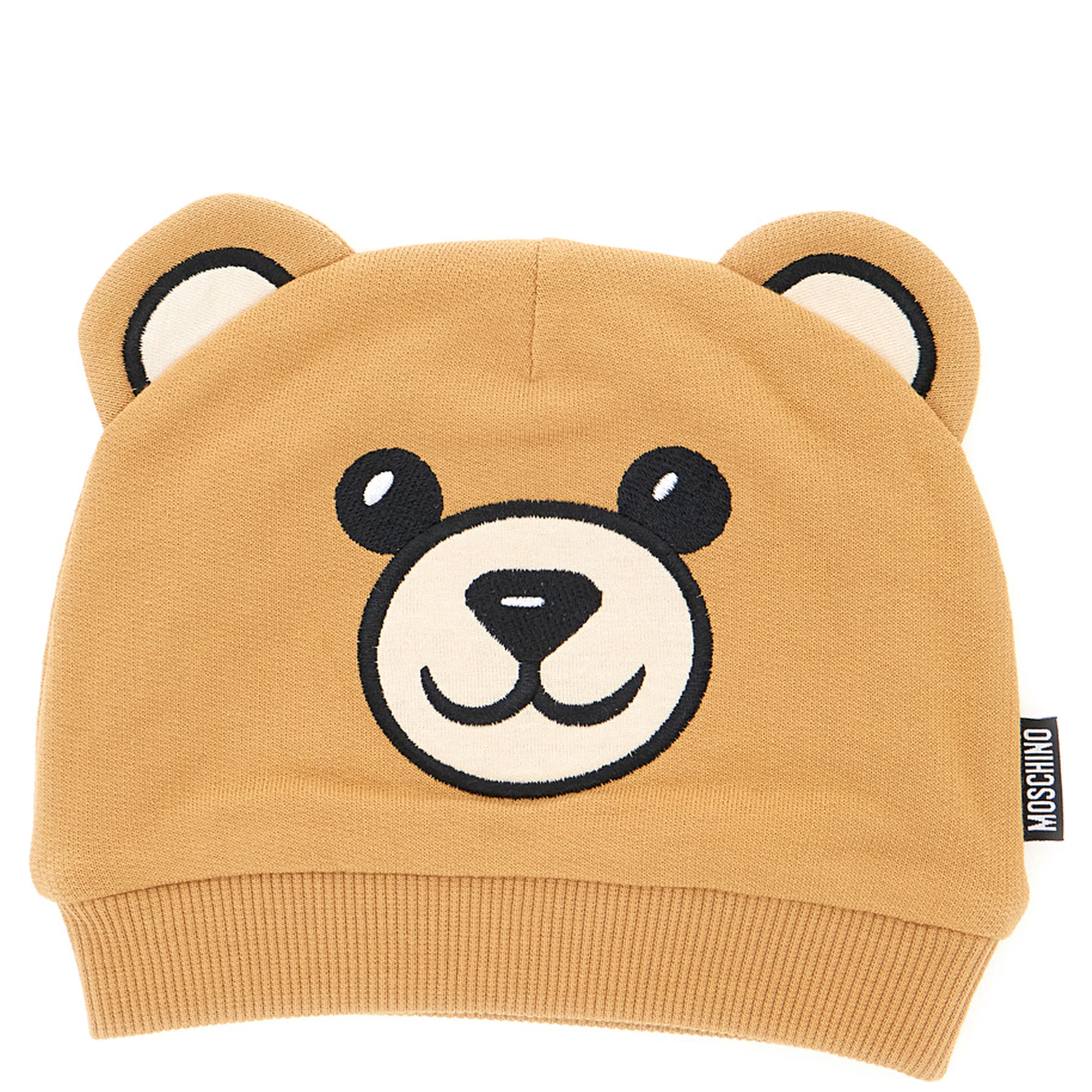 Hat with logo and 100% cotton brown unisex