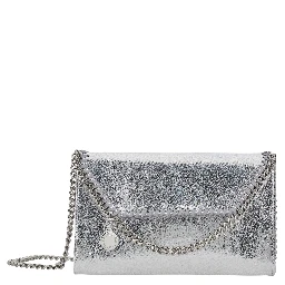 Falabella Metallic Crossbody bag with Chain Strap and Metallic Effect in Ecoleather for Women
