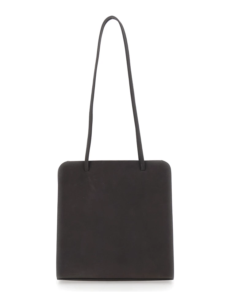 LISSE Bag with Leather Details and Pockets Brown Woman alternative