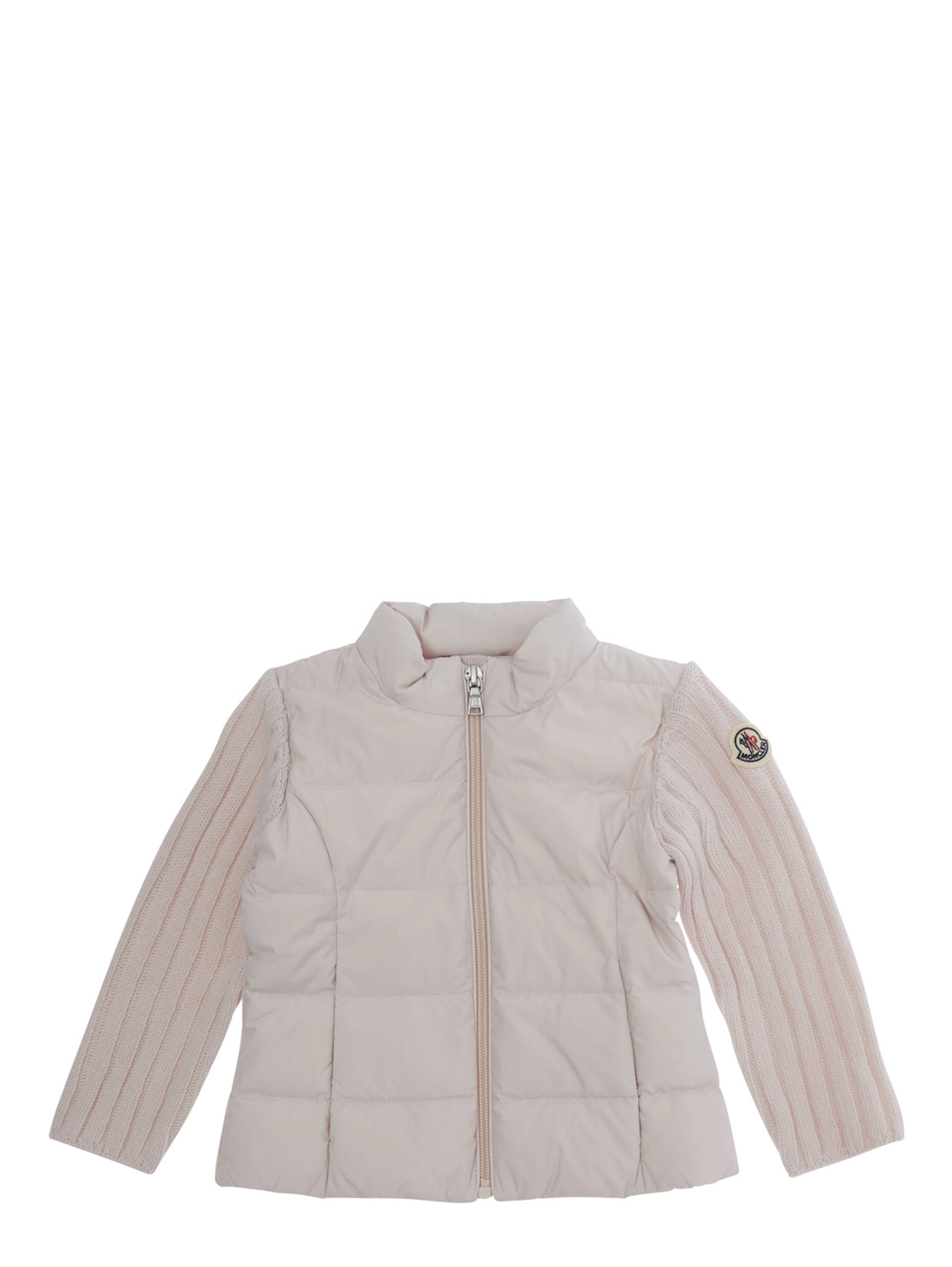 CARDIGAN with long sleeves and front closure in pink for girl