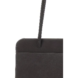 LISSE Bag with Leather Details and Pockets Brown Woman