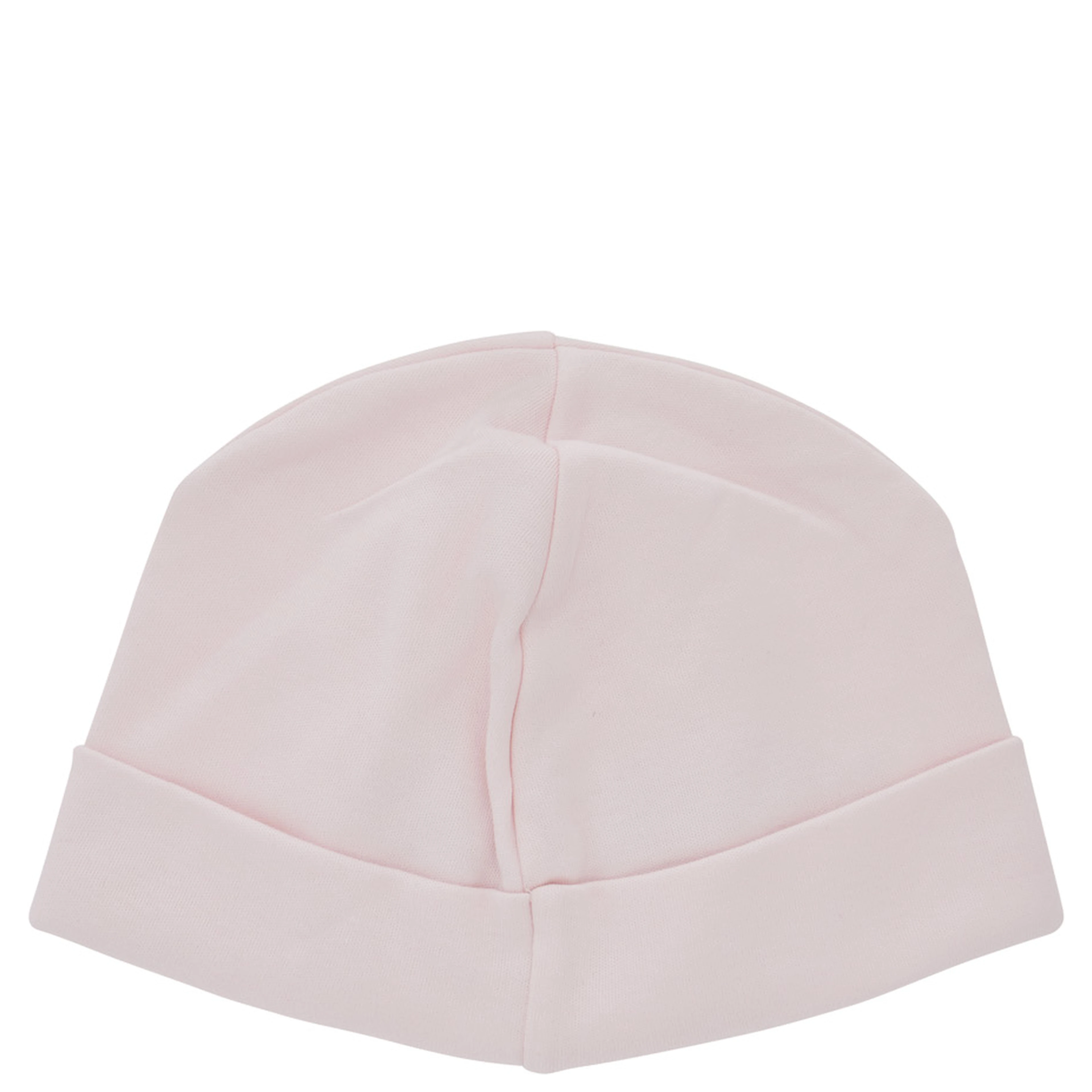 Cotton hat with embroidered logo and white visor for boy