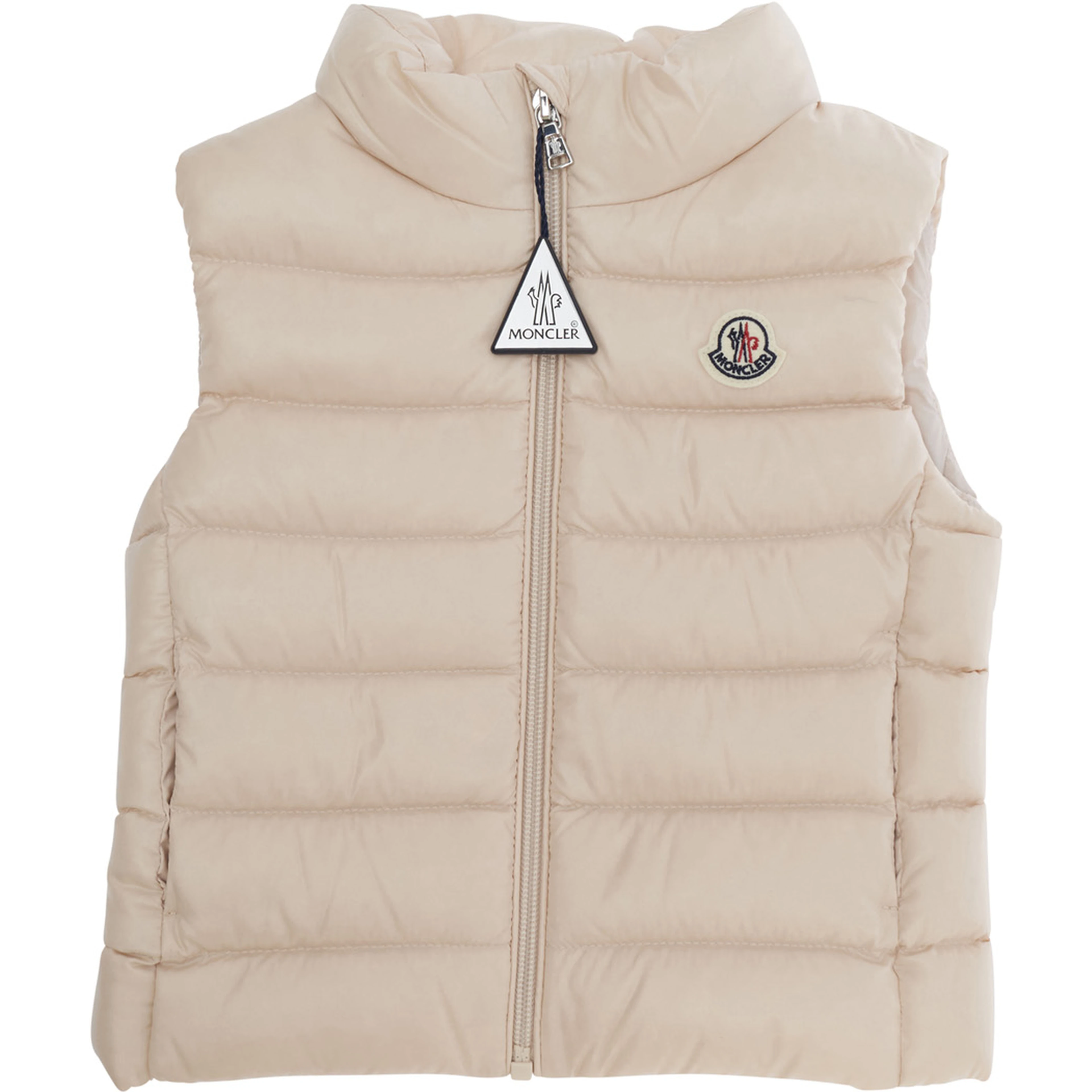 Ghany pink Vest with logo patch on the front in Tech Fabric baby