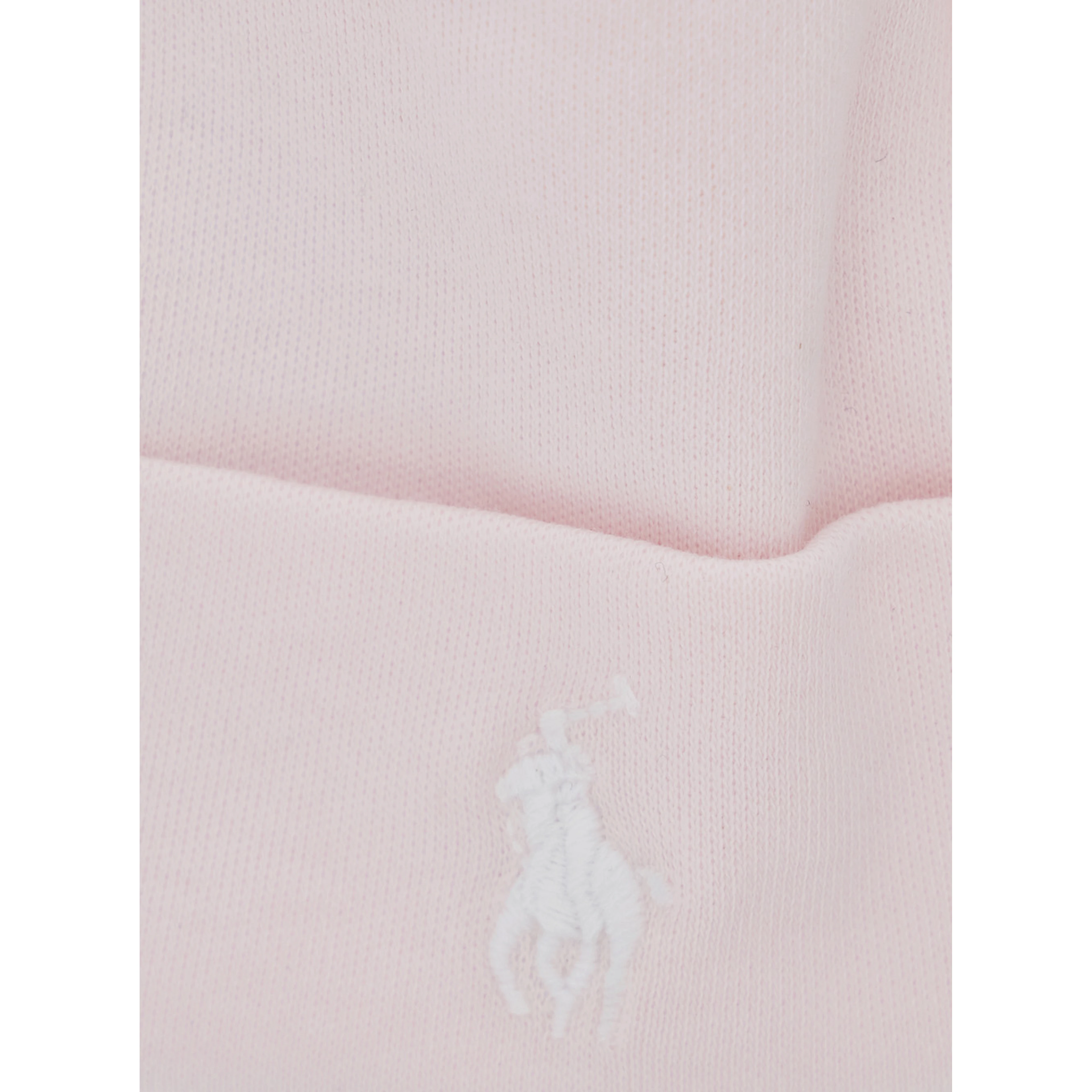 Cotton hat with embroidered logo and white visor for boy