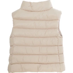 Ghany pink Vest with logo patch on the front in Tech Fabric baby
