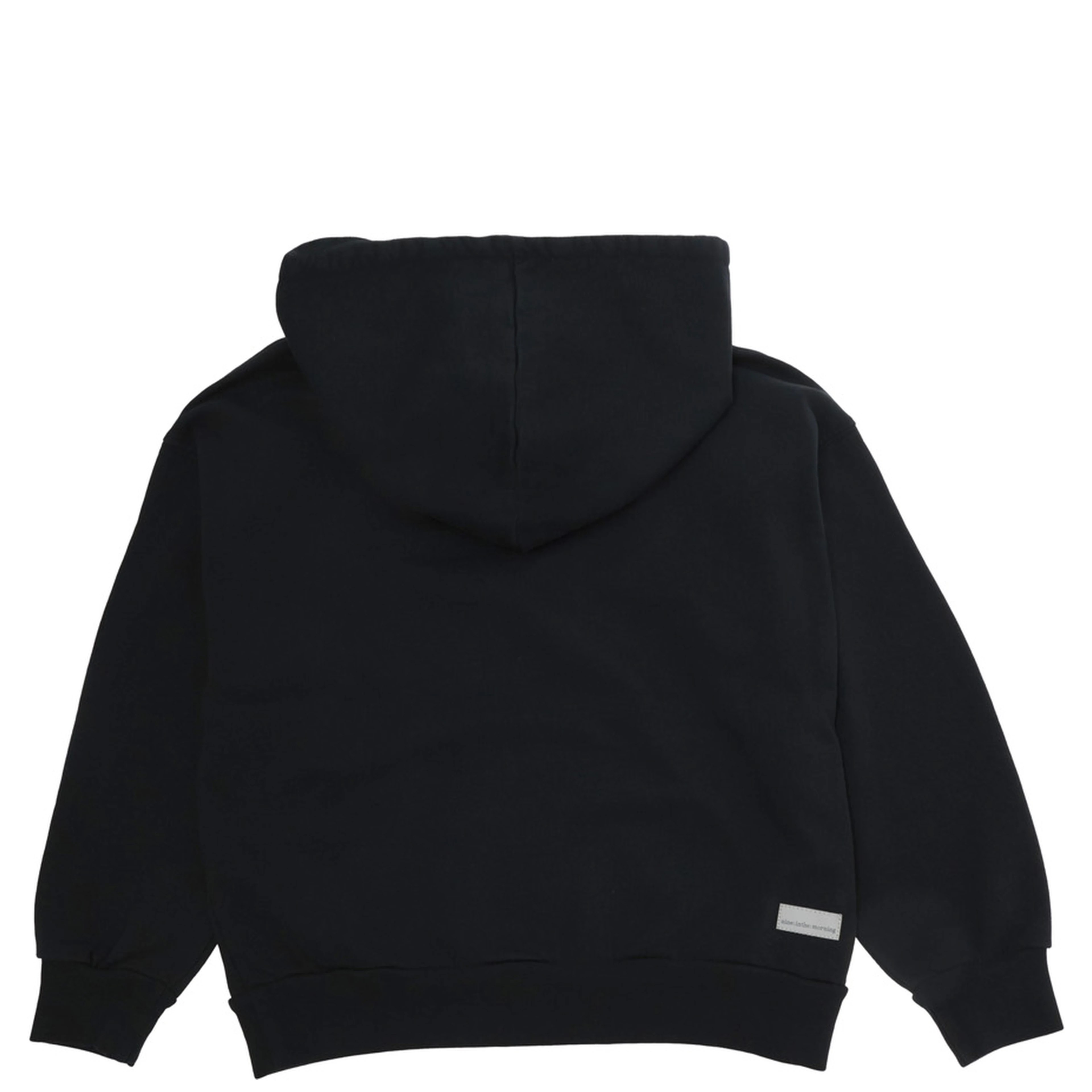 J-ZEN HOODIE with hood, long sleeves and 100% cotton, black, unisex