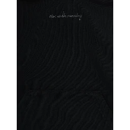 J-ZEN HOODIE with hood, long sleeves and 100% cotton, black, unisex