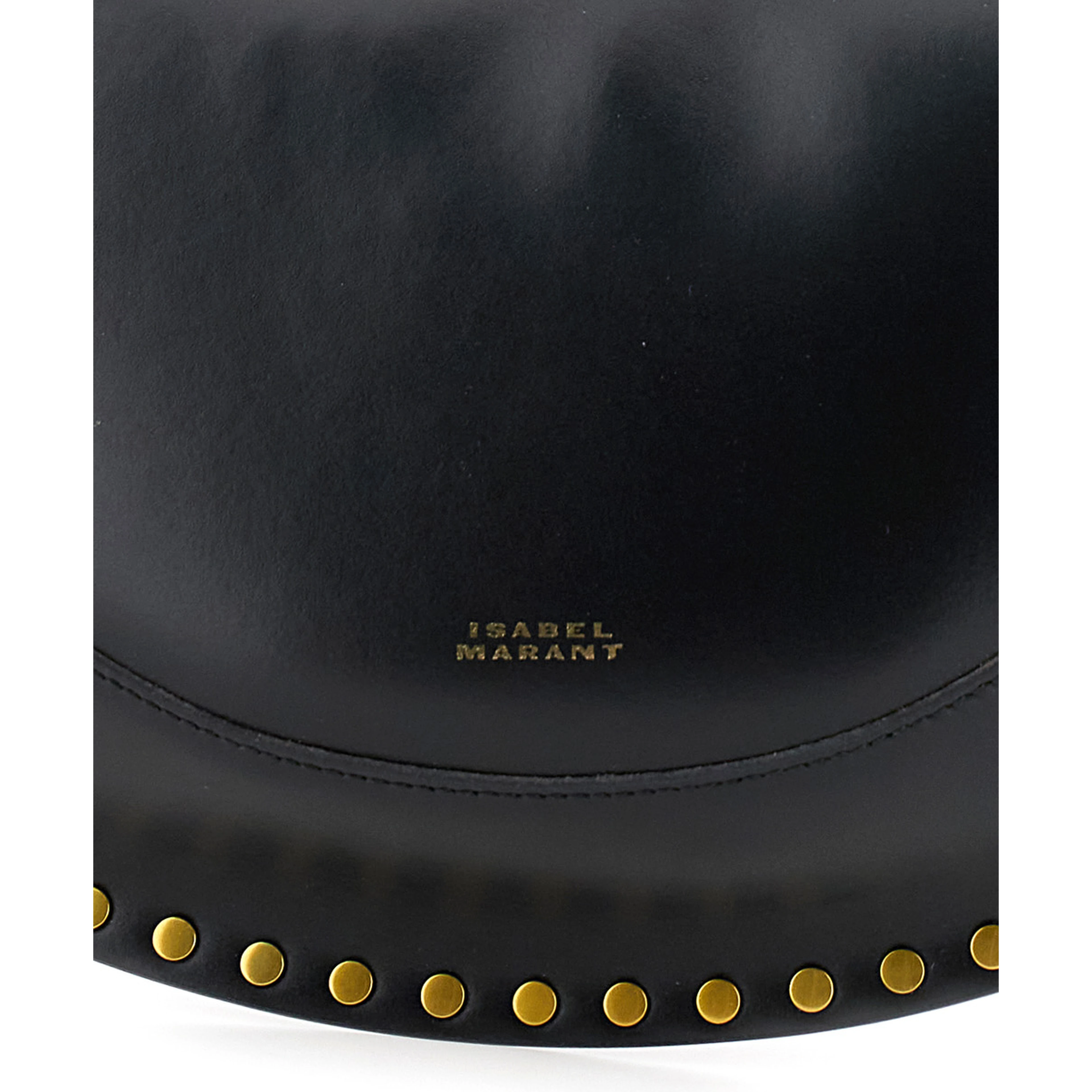 Shoulder Bag Naoko with Removable Strap and Logo Lettering Embossed on the Front in Black Leather for Women