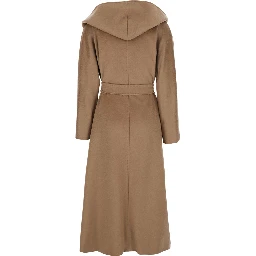 MSTELEGIA Coat with buttons and pockets in Tech Fabric beige woman