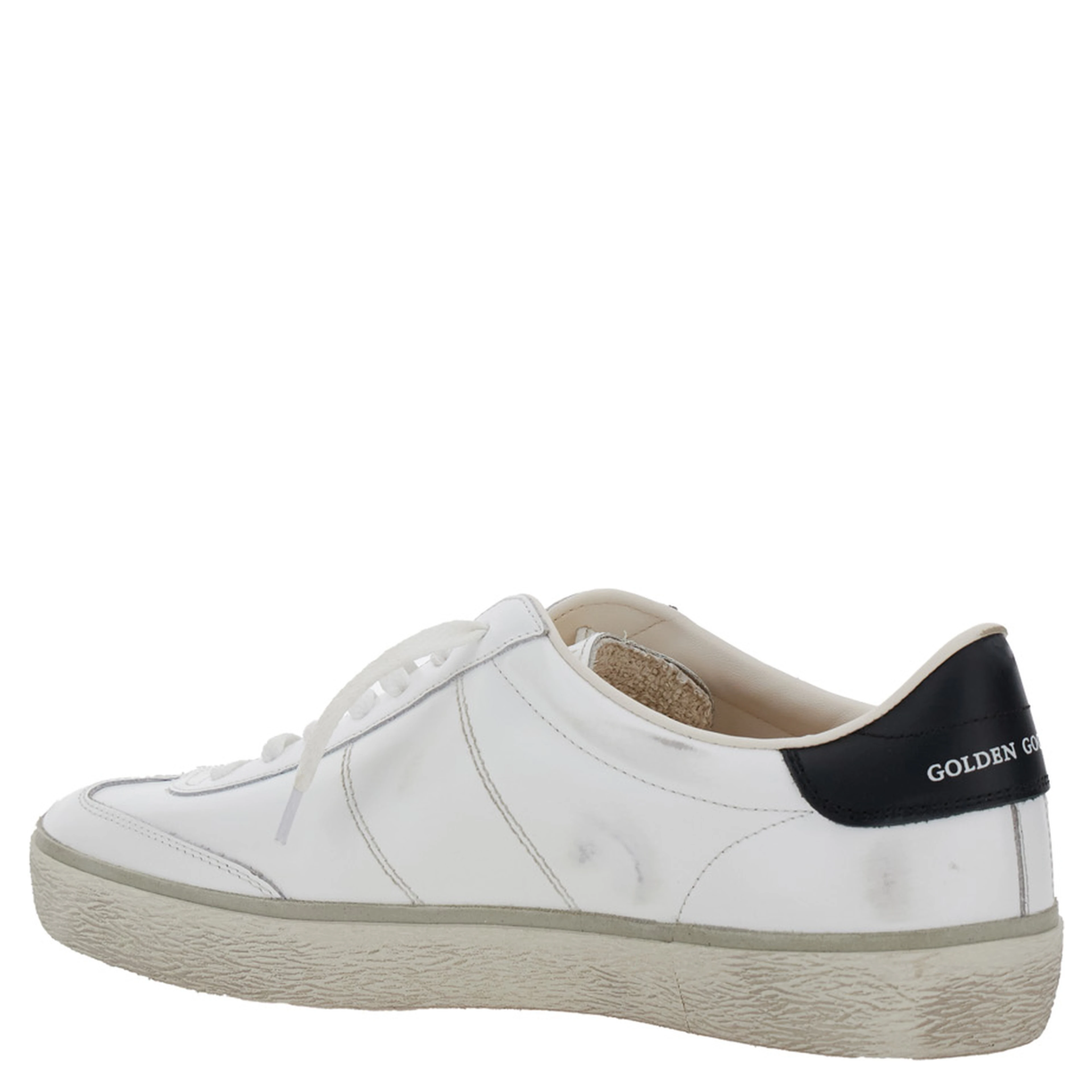 Sneaker Soul-Star Low Top with Logo Patch on the Tongue and Lettering Logo on the Back in White Leather Men