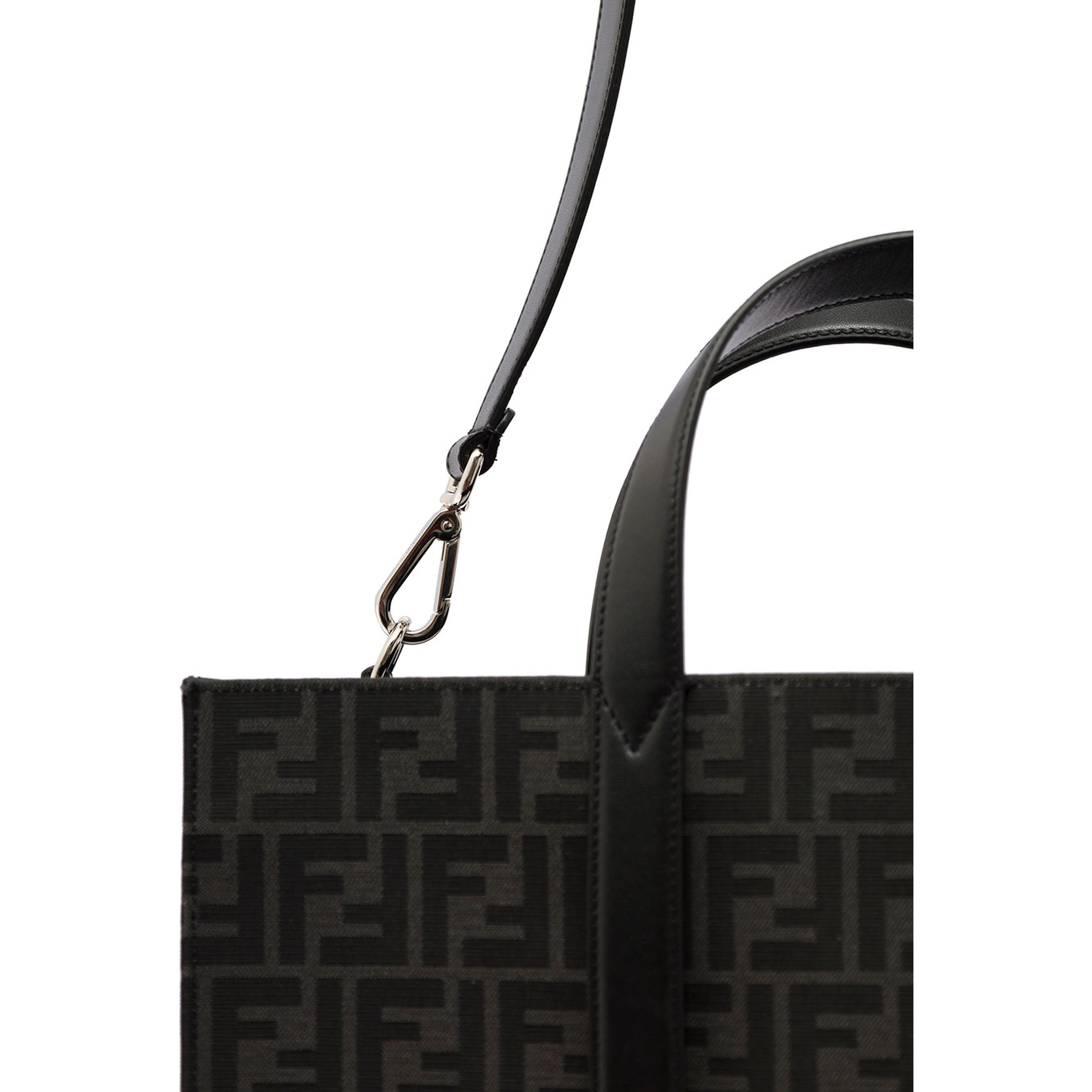 Shopper in Tech Fabric Jacquard FF Fendi Man