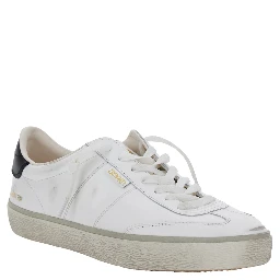 Sneaker Soul-Star Low Top with Logo Patch on the Tongue and Lettering Logo on the Back in White Leather Men